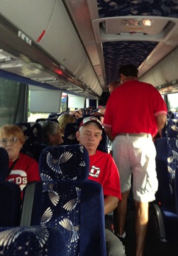 On the bus, on the road to GABP