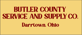 BUTLER COUNTY SERVICE AND SUPPLY CO.
Darrtown, Ohi