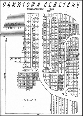 Cemetery plot map