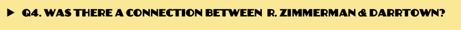 ►   Q4. Was thERE a connection between  R. Zimm